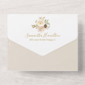 Pumpkin Baby shower Uitnodiging & Advice Card (Achterkant)