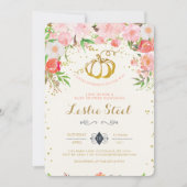 Pumpkin-Baby shower-uitnodiging Kaart (Voorkant)