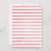 Pumpkin-Baby shower-uitnodiging | Roze Kaart (Achterkant)