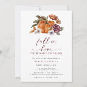 Pumpkin Baby Shower-uitvindingen Kaart (Voorkant)