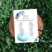 Pumpkin-Baby shower Wat zit er in je tas? | Blauw Kaart