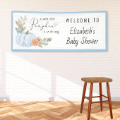Pumpkin Baby Shower Welkom Spandoek