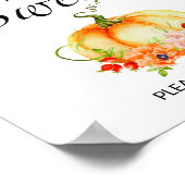 Pumpkin Baby's zijn lief voor een traktatie Poster (Hoek)