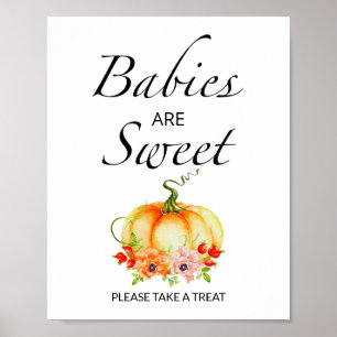 Pumpkin Baby's zijn lief voor een traktatie Poster
