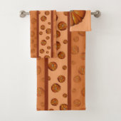 Pumpkin Bath Towels Bad Handdoek (Insitu)