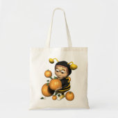 Pumpkin Bee Tote Bag (Voorkant)