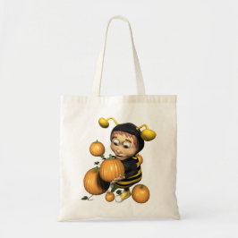 Pumpkin Bee Tote Bag