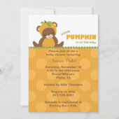 Pumpkin Beer Baby shower Uitnodiging (Voorkant)