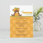 Pumpkin Beer Baby shower Uitnodiging (Staand voorkant)