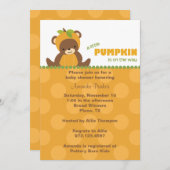 Pumpkin Beer Baby shower Uitnodiging (Voorkant / Achterkant)