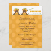 Pumpkin Beer Baby shower Uitnodiging (Voorkant / Achterkant)