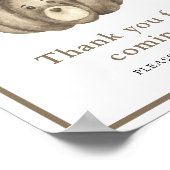 Pumpkin beer Bedankt voor je komst Poster (Hoek)