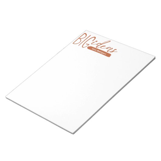 Pumpkin Big Ideeën Notitieblok (Schuin)