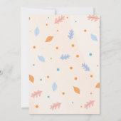 Pumpkin Birthday Noite Herfst Boy Blue Trailer Kaart (Achterkant)