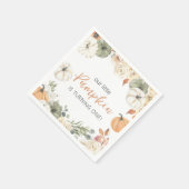 Pumpkin Birthday Party Napkin Servet (Hoek)