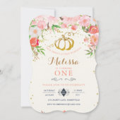 Pumpkin Birthday Uitnodiging (Voorkant)