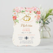 Pumpkin Birthday Uitnodiging (Staand voorkant)