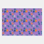Pumpkin Black Cat witch-brew Design Halloween Inpakpapier Vel (Voorkant 3)