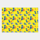 Pumpkin Black Cat witch-brew Design Halloween Inpakpapier Vel (Voorkant)