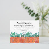 Pumpkin Blessings Briefkaart (Staand voorkant)