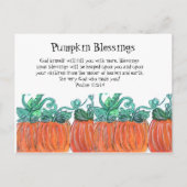 Pumpkin Blessings Briefkaart (Voorkant)