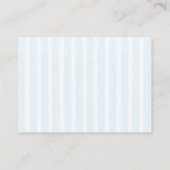 Pumpkin Blue Bow Boy Baby shower Boek Verzoek Informatiekaartje (Achterkant)