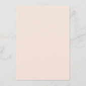 Pumpkin Blush Floral Advice for Mum Baby shower Informatiekaartje (Achterkant)