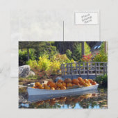 Pumpkin Boat Briefkaart (Voorkant / Achterkant)