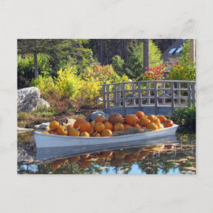 Pumpkin Boat Briefkaart