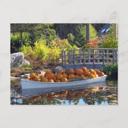 Pumpkin Boat Briefkaart (Voorkant)
