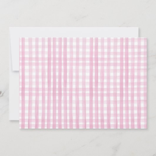 Pumpkin Boerderij Barnyard Herfst Girl Party Birth Kaart (Achterkant)