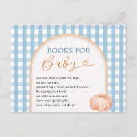 Pumpkin Boho Blue Gingham Boeken voor Baby