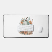 Pumpkin Boho Floral Bureaumat (Keyboard & Muis)