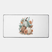 Pumpkin Boho Floral Bureaumat (Voorkant)