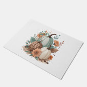 Pumpkin Boho Floral Deurmat (Schuin)