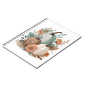 Pumpkin Boho Floral Notitieboek (Linkerzijde)