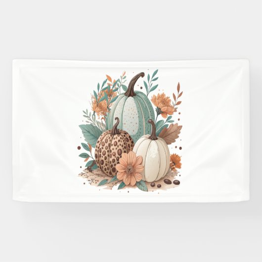 Pumpkin Boho Floral Spandoek (Horizontaal)