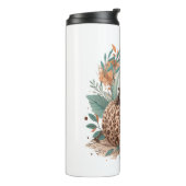 Pumpkin Boho Floral Thermosbeker (Gedraaid links)