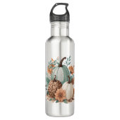 Pumpkin Boho Floral Waterfles (Voorkant)
