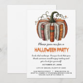 Pumpkin Book Club Exchange Halloween Party I Kaart (Voorkant / Achterkant)
