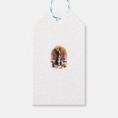 Pumpkin Boston Terrier kostuum op Boston Terrier H Cadeaulabel (Voorkant)
