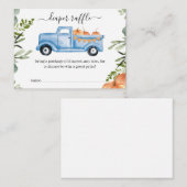 Pumpkin Boy Baby shower Enclosure Card Informatiekaartje (Voorkant / Achterkant)