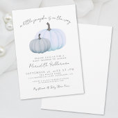 Pumpkin Boy-Baby shower Kaart