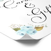 Pumpkin Boy Baby shower Kaarten en Gifts Sign Poster (Hoek)