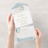 Pumpkin Boy Baby shower Uitnodiging & Advice Card (Afscheurbaar)