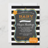 Pumpkin Boy Baby shower Uitnodiging tot het indien (Voorkant)
