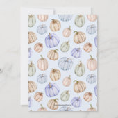 Pumpkin Boy Baby Shower-uitvindingen (Achterkant)