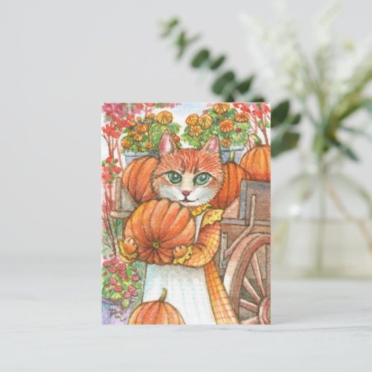 Pumpkin Briefkaart (Staand voorkant)