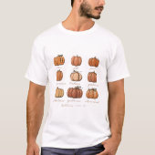 Pumpkin Buffalo Plaid Bijbelvers Christelijk T-shirt (Voorkant)