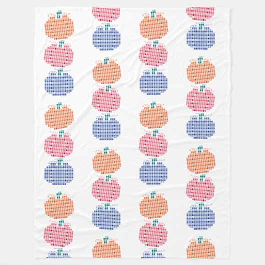 Pumpkin Carnival Fleece Deken (Voorkant)